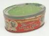 Australia tour of England 1926. An oval colour Thorne’s Super Extra Creme Toffee tin ‘A Souvenir of the Australian’s Visit in 1926’. With named cameo images/pictures of the Australian team to the sides and portrait of the Oval cricket ground to lid. Playe