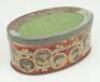 Australia tour of England 1926. An oval colour Thorne’s Super Extra Creme Toffee tin ‘A Souvenir of the Australian’s Visit in 1926’. With named cameo images/pictures of the Australian team to the sides and portrait of the Oval cricket ground to lid. Playe - 2