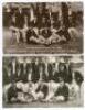 Australia tour to England 1909. Two original mono postcards of the Australian touring party. Both with printed titles and players’ names. Players include Noble (Captain), Trumper, Laver, Armstrong, Gregory, Macartney, Bardsley, Cotter etc. One a real phot