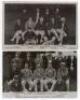 Kent team postcards 1902-1906. Five early original postcards of Kent teams, each with players depicted seated and standing in rows. Includes a mono real photograph postcard of the 1902 Kent team, Wrench Series no. 3281. Two mono postcards, one of the 1903 - 3