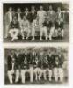 Kent C.C.C. 1928-1939. Five real photograph postcards of Kent teams of the period, each depicting players seated and standing in rows. Teams are 1928, c.1932 (both Fisk-Moore of Canterbury), 1934, 1938 and 1939 (all B.C. Flemons of Tonbridge). The 1938 an