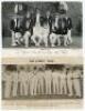 Surrey team postcards 1902-1912. Five early mono postcards of Surrey teams, each with the players seated and/ or standing in rows wearing cricket attire. Includes one real photograph postcard of the 1902 team, Wrench Series No. 3275. Other teams are 1905 - 3