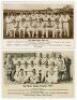 South Africa, West Indies & New Zealand touring team postcards 1907-1963. Seven original mono real photograph postcards of South African touring teams to England for 1907 (J. Herbert Wilson), 1912 (Beagles no. 333.U), 1924 (Beagles/ C. Smith, Oval), 1929 - 7