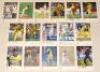 Pakistan. Classic Cricket Cards/ T.C.C.B. ‘International Cricketers’ series. Sixteen cards of Pakistan players, each signed by the featured player. Signed card numbers are 76 Wasim Akram, 78 Waqar Younis, 79 Mushtaq Ahmed, 182 Saqlain Mushtaq, 184 Shoaib 