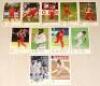 Zimbabwe. Classic Cricket Cards ‘International Cricketers’ series. Eleven cards of Zimbabwe players, each signed by the featured player. Signed card numbers are 165 A. Flower, 167 Streak, 168 G. Flower, 169 Olonga, 171 Goodwin, 172 Johnson, 229 Taibu, 231