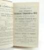 Wisden Cricketers’ Almanack 1904, 1912 and 1913. 41st, 49th & 50th editions. Bound in brown boards, the 1904 edition with worn and stained original wrappers, internally good, the 1912 edition lacking original wrappers, the 1913 edition with wrappers, with - 3