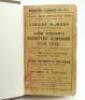 Wisden Cricketers’ Almanack 1904, 1912 and 1913. 41st, 49th & 50th editions. Bound in brown boards, the 1904 edition with worn and stained original wrappers, internally good, the 1912 edition lacking original wrappers, the 1913 edition with wrappers, with - 4