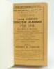 Wisden Cricketers’ Almanack 1919. 56th edition. Original paper wrappers, bound in brown boards, with gilt titles to spine. Front wrapper paper detached from backing page, some darkening to rear pages, damage with small hole and loss to extremities of the 