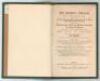 Wisden Cricketers’ Almanack 1867. 4th edition. Bound in black quarter leather with green boards, lacking original paper wrappers, with titles in gilt to spine, marbled page edge. Minor stain to top edge of the page block otherwise in good/very good condit