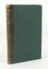 Wisden Cricketers’ Almanack 1867. 4th edition. Bound in black quarter leather with green boards, lacking original paper wrappers, with titles in gilt to spine, marbled page edge. Minor stain to top edge of the page block otherwise in good/very good condit - 2