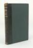 Wisden Cricketers’ Almanack 1873. 10th edition. Bound in black quarter leather with green boards, lacking original paper wrappers, with titles in gilt to spine, marbled page edge. Good/very good condition. Pages checked, complete. Label of L.A. Gaskin of - 2