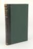 Wisden Cricketers’ Almanack 1877. 14th edition. Bound in black quarter leather with green boards, lacking original paper wrappers, with titles in gilt to spine, marbled page edge. Very minor foxing to odd front and rear page, the last page cleanly detache - 2