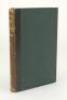 Wisden Cricketers’ Almanack 1878. 15th edition. Bound in black quarter leather with green boards, lacking original paper wrappers, with titles in gilt to spine, marbled page edge. Nick to the edge of the title page and to the top edge of page 15/16, heavy - 2