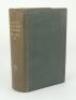 Wisden Cricketers’ Almanack 1882, 1883 & 1884. 19th, 20th & 21st editions. Three early volumes bound as one in green boards, all with original wrappers, with gilt titles and years to spine, red speckled page edges. Some breaking to the front and rear inte - 4