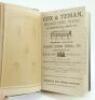 Wisden Cricketers’ Almanack 1890 and 1891. 27th & 28th editions. Both editions bound in green boards, lacking original paper wrappers, with gilt titles to spine, red speckled page edges. Both editions lacking first and all rear advertising pages, the 1890 - 2