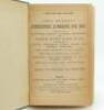 Wisden Cricketers’ Almanack 1894 and 1895. 31st & 32nd editions. Both editions bound in green boards, lacking original paper wrappers, with gilt titles to spine, red speckled page edges. Both editions lacking first and all rear advertising pages, the 1894 - 2