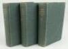 Wisden Cricketers’ Almanack 1900, 1901 and 1902. 37th, 38th & 39th editions. All three editions bound in green boards, lacking original paper wrappers, with gilt titles to spine, red speckled page edges. All editions lacking first and all rear advertising - 4