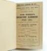 Wisden Cricketers’ Almanack 1910 and 1911. 47th & 48th editions. Both editions bound in green boards, the 1910 edition lacking original paper wrappers, the 1911 with original rear wrapper, with gilt titles to spine, red speckled page edges. The 1910 editi - 2