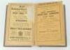 Wisden Cricketers’ Almanack 1918 and 1919. 55th and 56th editions. Original paper wrappers, the two volumes bound together in green boards with title and date to spine in gilt, red speckled page edges. Wear with loss to the base of the spine, very heavy d - 2