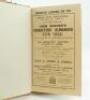 Wisden Cricketers’ Almanack 1924. 61st edition. Bound in green boards, with original wrappers, with gilt titles to spine. Some fading to green boards otherwise in very good condition.