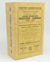 Wisden Cricketers’ Almanack 1937. 74th edition. Original paper wrappers. Very slight bowing to spine, some light wrinkling to rear wrapper otherwise in good/very good condition.