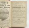 Wisden Cricketers’ Almanack 1895. 32nd edition. Bound in maroon boards, lacking original paper wrappers, with gilt titles to spine, red speckled page edges. Some darkening to page edges, small ink stamp for ‘Daily Express Limited’ to first advertising pag