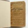 Wisden Cricketers’ Almanack 1902 and 1909. 39th & 46th editions. Both editions bound in dark brown boards, with original paper wrappers, with gilt titles to spine. The 1902 edition with wear and age toning to wrappers, foxing to the edges of odd pages, th - 2