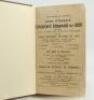 Wisden Cricketers’ Almanack 1920, 1927 and 1928. 57th, 64th & 65th editions. Bound in dark brown boards, lacking original paper wrappers, with gilt titles to spine. The 1920 edition lacking advertising pages at front and rear, the 1927 edition with rear w