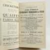 Wisden Cricketers’ Almanack 1929, 1930 and 1931. 69th, 70th & 71st editions. Bound in dark brown boards, lacking original paper wrappers, with gilt titles to spine. All three editions complete, odd minor faults otherwise in good condition. Qty 3 . - 2