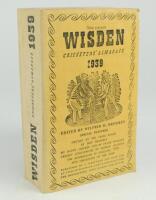 Wisden Cricketers’ Almanack 1939. 76th edition. Original cloth covers. Some minor wear to covers and spine paper, minor bumping to corners otherwise in good+ condition.