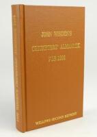 Wisden Cricketers’ Almanack 1886. Willows second softback reprint (2005) in light brown hardback covers with gilt lettering. Limited edition 182/250. Very good condition.