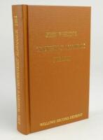 Wisden Cricketers’ Almanack 1891. Willows second softback reprint (2007) in light brown hardback covers with gilt lettering. Limited edition 104/250. Very good condition.