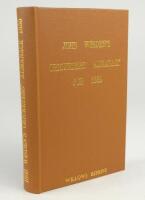 Wisden Cricketers’ Almanack 1889. Willows softback reprint (1990) in light brown hardback covers with gilt lettering. Limited edition 245/500. Good/very good condition.