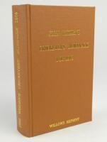 Wisden Cricketers’ Almanack 1903. Willows softback reprint (1997) in light brown hardback covers with gilt lettering. Limited edition 286/500. Very good condition .