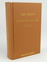 Wisden Cricketers’ Almanack 1911. Willows softback reprint (2001) in light brown hardback covers with gilt lettering. Limited edition 141/500. Very good condition.