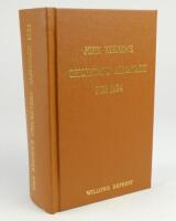 Wisden Cricketers’ Almanack 1924. Willows softback reprint (2006) in light brown hardback covers with gilt lettering. Limited edition 50/500. Very good condition.