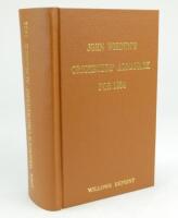 Wisden Cricketers’ Almanack 1934. Willows softback reprint (2010) in light brown hardback covers with gilt lettering. Limited edition 128/500. Very good condition.