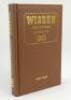 Wisden Cricketers’ Almanack 1943. Willows hardback reprint (2000) in dark brown boards with gilt lettering. Limited edition 251/500. Very good condition .