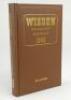 Wisden Cricketers’ Almanack 1945. Willows hardback reprint (2000) in dark brown boards with gilt lettering. Limited edition 441/500. Very good condition .