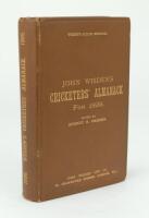 Wisden Cricketers’ Almanack 1899. 36th edition. Original hardback. Some wear to edge of front board where it meets the spine, minor bumping to corners otherwise in excellent condition with bright gilt titles to front board and spine paper. A rare early ha