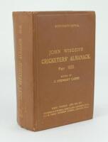 Wisden Cricketers’ Almanack 1931. 68th edition. Original hardback edition. Some slight wear and creasing to spine paper, slight loss to the gilt date on the bottom of the spine otherwise in good/very good condition.