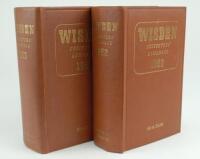 Wisden Cricketers’ Almanack 1952 and 1953. Original hardback editions. Some soiling and foxing to the page block edge of the 1952 edition, otherwise in generally good/very good condition.