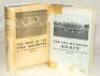 ‘The Book of the Two Maurices’. M.C.C. team Australasia 1929/30’. Turnbull & Allom. London 1930 and ‘The Two Maurices Again. M.C.C. team South Africa 1930/31’. Turnbull & Allom. London 1931. The 1929/30 title with signature in ink of Maurice Allom laid do