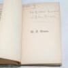 ‘W.G. Grace’. W. Methven Brownlee. London 1887. Nicely signed in ink to half title page by the author. Original blue boards, gilt titles to front and spine. First biography on Grace to be published. Breaking to internal hinges, front cover partially detac - 2