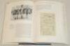 ‘The History of Hampshire County Cricket Club’. Peter Wynne-Thomas. Christopher Helm, Bromley 1988. Hardback with dustwrapper. Profusely signed to the pages or to pieces/ labels laid down to the endpapers, title pages and throughout by over two hundred Ha - 6