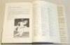 ‘The History of Yorkshire County Cricket Club’. Anthony Woodhouse. Christopher Helm, Bromley 1989. Hardback with dustwrapper. Profusely signed to the pages or to pieces/ labels and the odd card and cutting, laid down to the endpapers, title pages and thro - 6