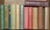 Cricket histories 1900-1950. Box comprising twelve hardback titles including ‘The Walkers of Southgate’, W.A. Bettesworth 1900. ‘Cricket’, H.G. Hutchinson 1903. ‘A History of Cricket’, H.S. Altham 1926. ‘Sporting Days and Sporting Ways’, N. Lane (‘Pa’) Ja