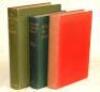 ‘The Elevens of Three Great Schools [Winchester, Eton & Harrow] 1805-1929’. W.R. Lyon, Eton 1930. Original red cloth, gilt title to spine. Signed in ink to the front endpaper by Reginald Seymour Brinton (Worcestershire 1903-1909, 13 matches) with his book