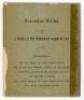 ‘Lancashire Cricket Souvenir for 1881’. Compiled by George Newnes. Printed by Samuel Blomeley, Manchester 1881. 26pp. Extended title to rear wrapper, ‘Lancashire Cricket. A record of the triumphant season of 1881. Containing the full scores of every count - 2