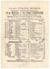 ‘Grand Cricket Match. 11 of Notts v. 14 Free Foresters’ 1863. Frank Tinley’s Benefit. Early single sided scorecard for the match played at Trent Bridge Ground, Nottingham, 13th- 15th August 1863. The scorecard with complete printed scores for the remarkab